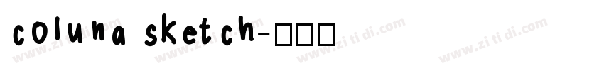 coluna sketch字体转换